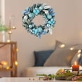thumbnail image 6 of HILABEE Christmas Wreath Holiday Garland Decoration for Front Door Christmas Ball Ornament Xmas Wreath for Bedroom Wall Diameter 30cm, 6 of 8