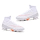 thumbnail image 1 of Botas de fútbol para hombre, para entrenamiento en interiores y exteriores, para adultos, para entrenamiento en césped, deportivas, color blanco, 41, 1 of 12