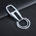 thumbnail image 1 of Porte-clés en Métal et Cuir Simple pour Hommes, 1 of 6