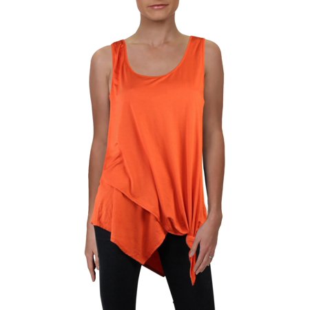 Karen Kane Womens Layered Tie Front Tank Top