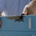 thumbnail image 3 of Toadfish XL Stowaway Folding Cutting Board w/Built-In Knife Sharpener - Teal, 3 of 6