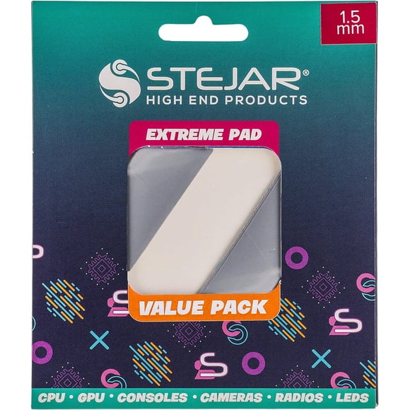 STEJAR THERMAL PAD 120X20X1.5MM 12.8 W/MK EXTREME ALTO RENDIMIENTO VALUE PACK