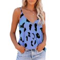 thumbnail image 3 of Top con tirantes finos para mujer, Top con tirantes finos para mujer Top sin mangas para mujer Top sin mangas con estampado de leopardo Artesanía excepcional, 3 of 5