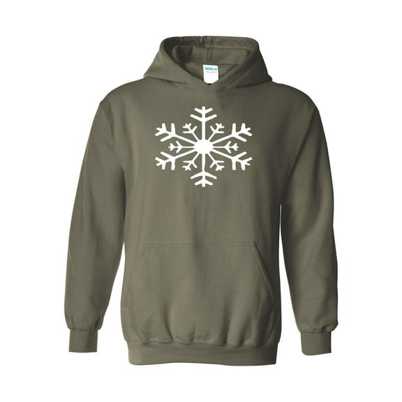 Mens Sweatshirts and Hoodies - Christmas Snowflake