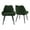 Green, variant on Clihome Fabric Soft Dining Chairs (Set of 2)
