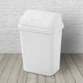 thumbnail image 4 of Sterilite 7.8 Gallon SwingTop Kitchen Wastebasket Trash Can, White (6 Pack), 4 of 9