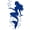 blue, variant on Slccxzc Fashion Mermaid Design Wall Sticker Beautiful Waterproof Decals For Bathroom Toilet Bedroom Decor Home Decoration