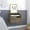 Brown, variant on Single-Drawer Floating Side Table / Dual-Tiered Surfaces for Decor and Storage