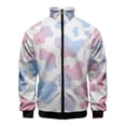 thumbnail image 3 of Abrigos de moda 2024, chaqueta con cremallera informal con estampado 3D de manchas de vaca en blanco y negro para hombres y niños, sudaderas deportivas, ropa de mujer, 3 of 5