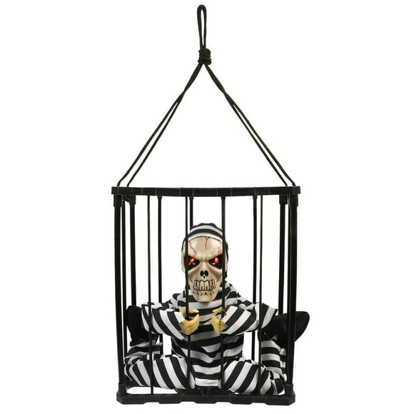 AMERTEER Halloween Decoration Haunted House Decor Prop Ghost Prison Hanging Pendant