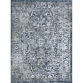 thumbnail image 3 of Bliss Rugs Persian Traditional Area Rug, Geometric Indoor Rugs for Living Room, Dining Room, Bedroom | Blue, 4' x 6' (4'x5'3''), 3 of 8