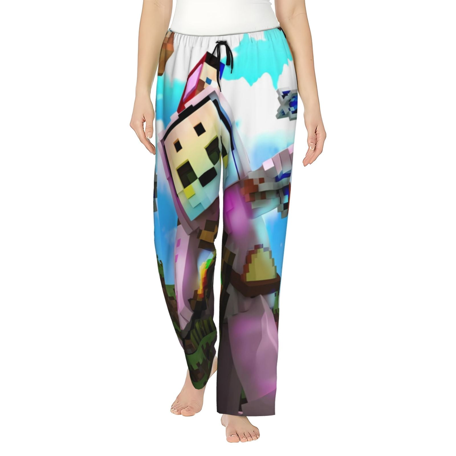 Rocae Roblox pour Femmes Pantalon de Pyjama Pantalon de Détente-TG