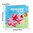 thumbnail image 3 of Baby Cloth Book for Early Development Interactive Soft Crinkle Pages for Toddlers 0 Months Boys Girls Educational Toy, 3 of 6