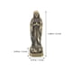 thumbnail image 3 of 2 estatuas de la Virgen María católica en miniatura, escultura de latón, decoración religiosa de metal, decoración de mesa para iglesia, para el hogar, altar y exhibición devocional., 3 of 5