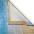 thumbnail image 3 of Ambesonne Beach Kitchen Curtains, Cloudy Sky in Sea Summer, 55"x39", Sand Brown Blue, 3 of 3