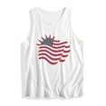 thumbnail image 4 of Goodtrade8 Women's July 4th Tank Tops Sleeveless Shirts Summer Pullover Graphic Red White and Blue Casual Patriotic Lightweight Tops for Women Sports, 4 of 4