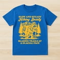 thumbnail image 2 of Slow And Steady Hiking Society Blazing Trails At A Glacial T-Shirt – Hiking Enthusiasts Theme – Outdoor Adventure Wear, 2 of 6