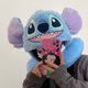 thumbnail image 1 of Lindo Lilo Stitch con capucha en forma de U almohada para el cuello Stitch Ángel encantador viaje Blackout almohada para el cuello almohada para siesta para oficina chica, 1 of 5