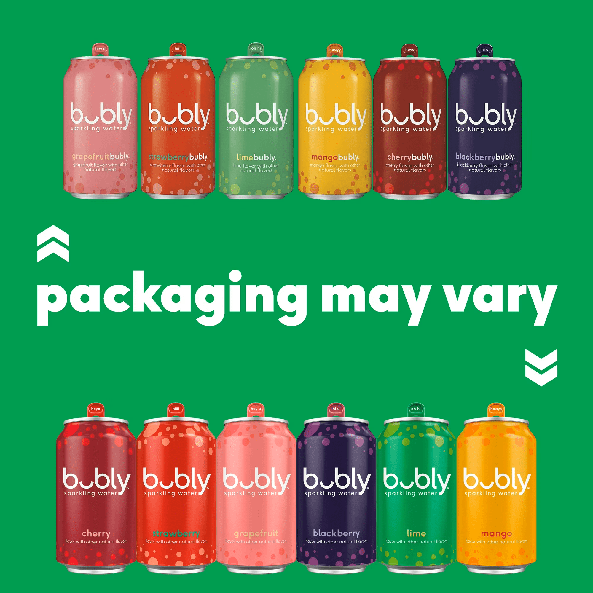 bubly Sparkling Water, Lime, Zero Sugar & Zero Calories ,12 fl oz Cans (4 pack)​