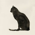 thumbnail image 2 of Pi Studio 15x15 Black Ornate Wood Framed with Double Matting Museum Art Print Titled - Le Chat Noir II, 2 of 4