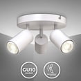 thumbnail image 2 of 3-Light Track Lighting System, Easy Installation for Instant Upgrade, Dimmable LED Compatible with COB Chip for Energy Savings (190mm Diameter, 90mm Height), 2 of 5