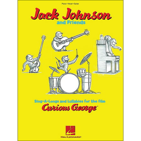 Hal Leonard Curious George - Jack Johnson & Friends arranged for piano, vocal, and guitar (Jack Johnson Jack Johnson And Friends Best Of Kokua Festival)