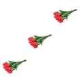 thumbnail image 4 of Injueey 10 paquetes / lote Versátiles flores de PU para coronas - Bajo mantenimiento Exquisito hecho a mano No tóxico para gatos y perros Type1 NO1, 4 of 6
