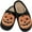 Black, variant on DADHOT Halloween Pumpkin Slippers for Womens Mens Plush Warm Spooky Lantern Pumpkin Slippers House Shoes(7.5-8.5 Women/6.5-7.5 Men)