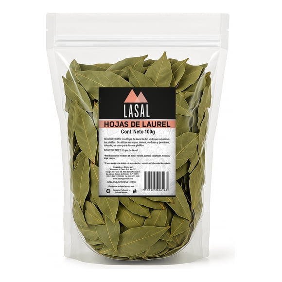 Hojas De Laurel 100 Gramos Bolsa Resellable