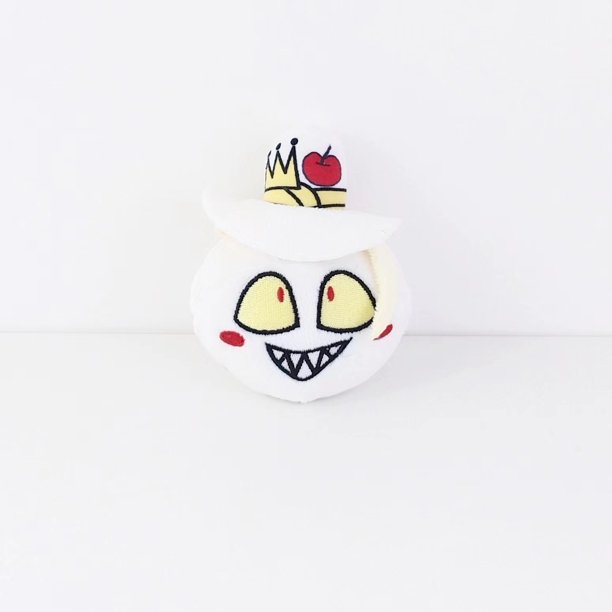 Nuevo llavero colgante hazbin hotel evil boss muñeco hell inn payaso de peluche