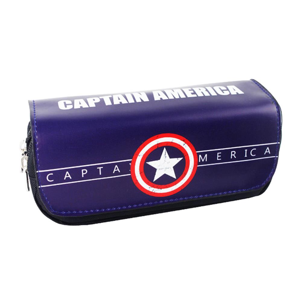 Avengers Captain America Cartoon Comic Cosmetic/Pencil Zipper Bag In