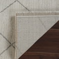 thumbnail image 3 of 4' X 6' Cream and Beige Abstract Distressed Area Rug, 3 of 10