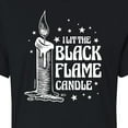 thumbnail image 3 of Hocus Pocus - I Lit The Black Flame Candle - Juniors Cropped Cotton Blend T-Shirt, 3 of 5