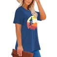 thumbnail image 2 of XCHQRTI Beach Shirts Women's Plus Size Graphic Tees Sunrise Sunset T-Shirts Casual Short Sleeve Vacation Tshirt, 2 of 9