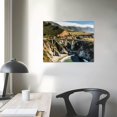 thumbnail image 3 of Nawypu Large Canvas Wall Art Prints Carmel to Big Sur Abstract Artwork Picture Painting Posters for Living Room Office Decor Framed 20x16 inch, 3 of 4