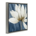thumbnail image 4 of Stupell Industries White Lotus Petals Botanical & Floral Painting Gray Floater Framed Art Print Wall Art, 18 x 18, 4 of 10