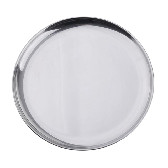 Bandeja de material acero Inoxidable de Duradero y Estable para Evitable de Derrames Anti- Soporte para barra Suministros - Dorado 12cm, 12x4cm 26 cm Gloria Tortas Plato De Postre