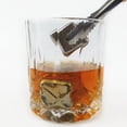 thumbnail image 4 of 6PCS Stainless Steel Whiskey Stones Gift Set, Reusable Cooling Whisky Rocks, Metal Ice Cubes Beverage Chilling Stones, Wine Cooler with Ice Tong (Gold Set), 4 of 5