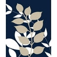 thumbnail image 2 of Robinson, Tamara 15x18 White Modern Wood Framed Museum Art Print Titled - Navy Foliage III, 2 of 4