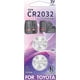 thumbnail image 1 of Key Fob Batteries for Toyota CR2032 (2-Pack) Replacement for RAV4 Camry Corolla Highlander Prius Sienna Tacoma Tundra, 1 of 5