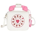 thumbnail image 2 of Y Monederos con Forma de Teléfono para Mujer s de Hombro con Asa para Teléfono Retro s - blanco Salvador Bolsos cruzados, 2 of 8