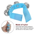 thumbnail image 3 of Unique Bargains 12 Pcs Clochettes de Poignet, Clochettes de Cheville Instruments de Percussion Rythme Musical pour Fête Noël, Bleu, 3 of 5