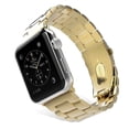 thumbnail image 6 of For Apple Watch 41 38 MM Replacement Band, SOATUTO Solid Stainless Steel Link Bracelet Replacement Band Strap with Durable Folding Clasp for Apple Watch Series 8 7 41mm 6 5 4 3 2 1 SE 38 40MM - Gold, 6 of 6