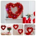 thumbnail image 5 of Zcyifa Valentine's Day Wreath Valentine's Day Wreath Decorative Front Door Wreath Heart Shaped Wreath for Valentine's Day, 5 of 10
