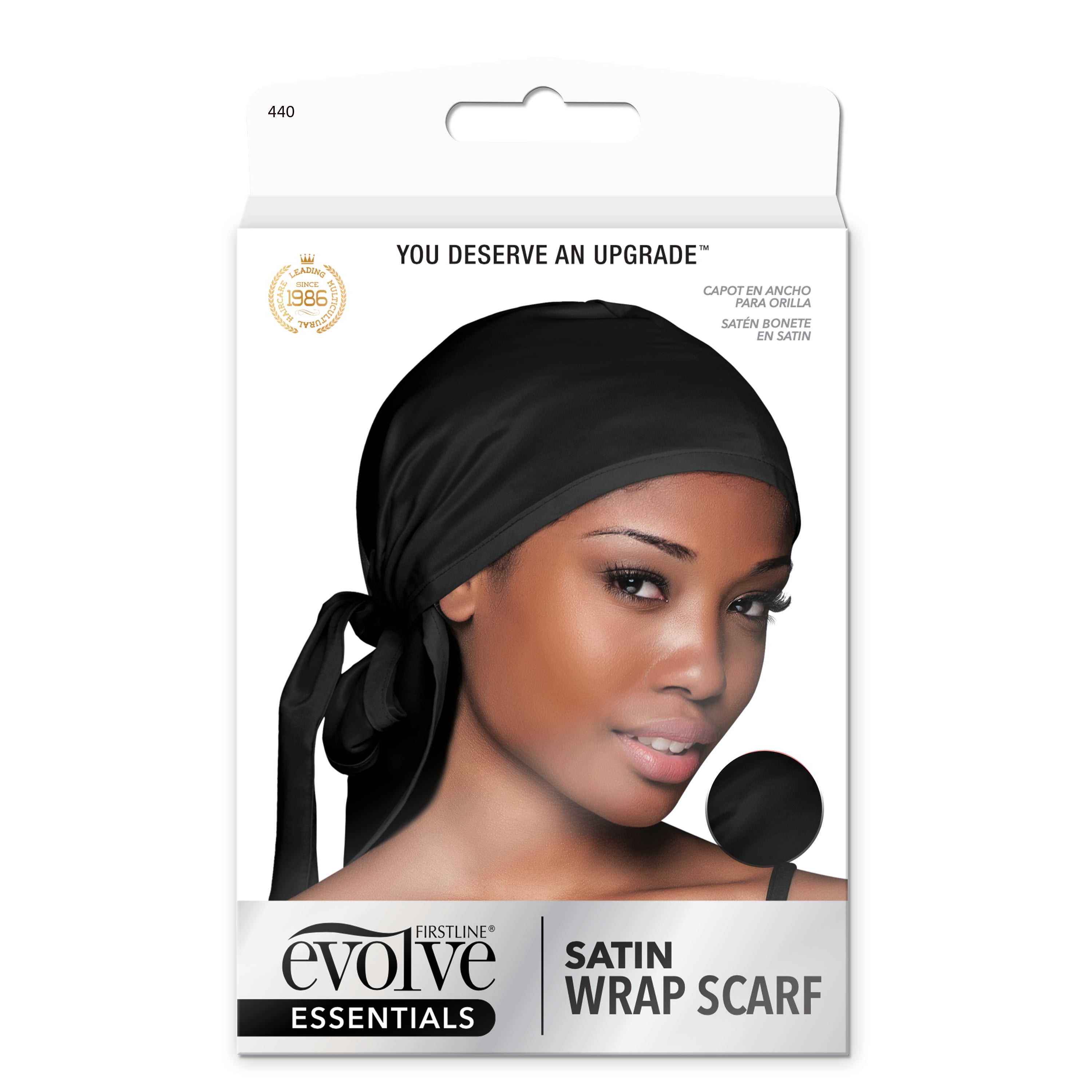 Firstline Evolve Essentials Satin Wrap Scarf, 1.0 CT