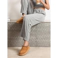 thumbnail image 3 of Fuzzy Cozy Women's Slippers - Genuine Suede Leather, Indoor Outdoor Fluffy Winter Shoes With Memory Foam Insole for Comfort & Warmth, Perfect Gift Choice, 3 of 11