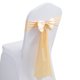 thumbnail image 1 of 10 Uds. De lazos de satén para sillas, lazos para decoración de eventos, bodas, banquetes y fiestas, 1 of 5