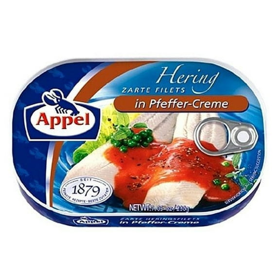 Appel Heringfilets In Pfeffer-Creme