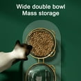 thumbnail image 4 of Cuencos de vidrio elevados para gatos o perros pequeños con soporte de metal elevado y antideslizantes para platos de agua y comida para mascotas, 4 of 5