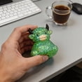 thumbnail image 6 of Cute Highland Cow Stress Ball Big Horns Fidget Toy Slow Rising Silicone Sensory Fidget for Desk Office Stress Relief Green Gift, 6 of 6